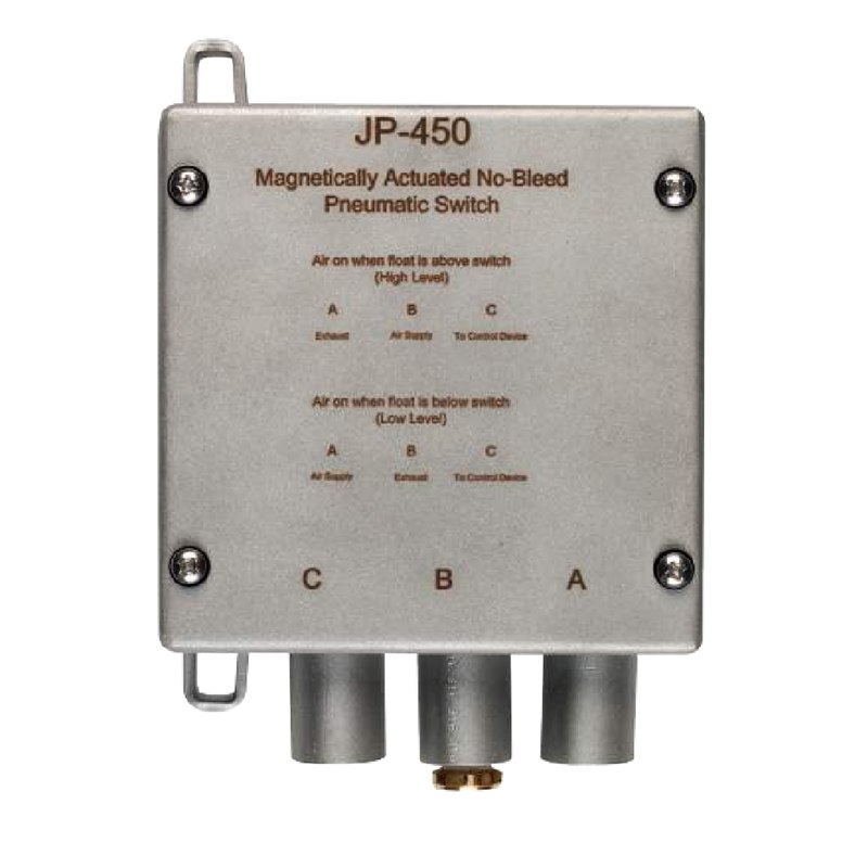 Jogler JP-450 magnetically actuated no-bleed pneumatic switch