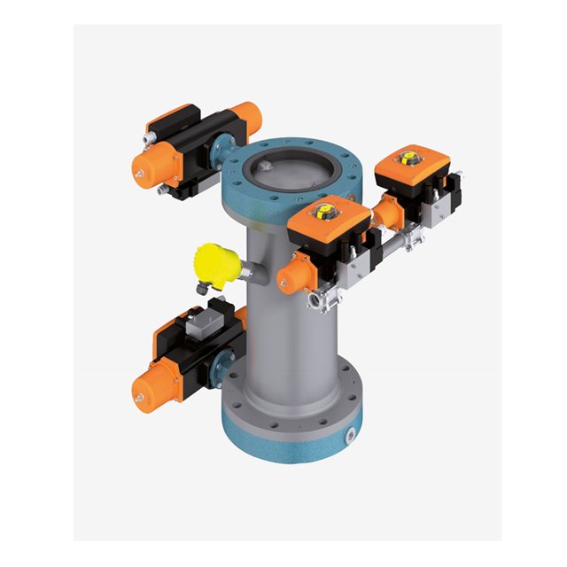 EBRO Cycle Lock TS discharge lock with valves and actuators