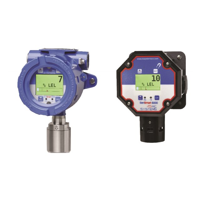 RC Systems SenSmart 6000 gas detectors in aluminum and poly housings