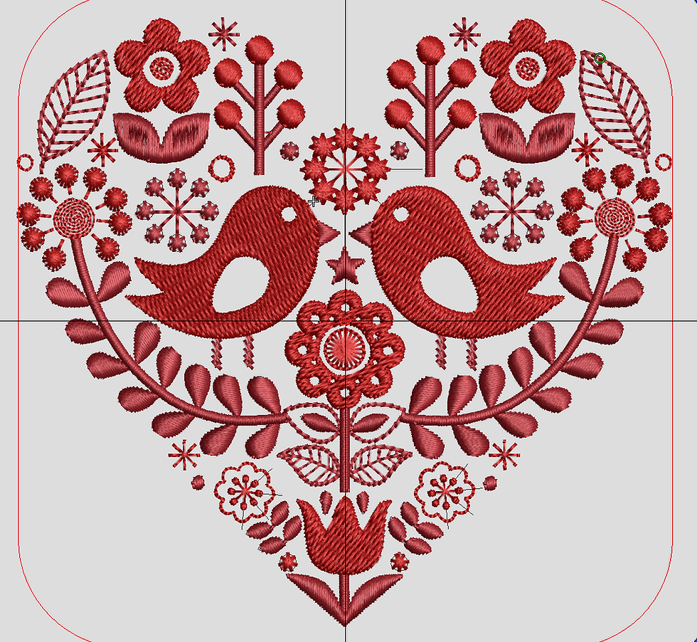 Thumbnail: Lovebirds Embroidery Designs