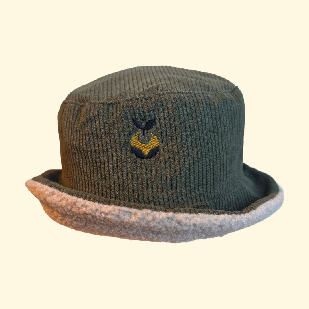 Fluffy Corduroy Bucket Hat