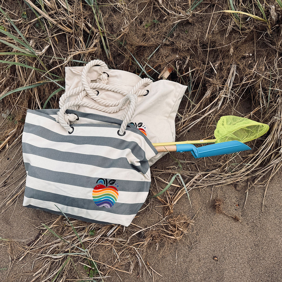Thumbnail: Rainbow Apple Beach Bag