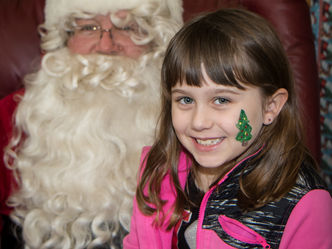 Santa comes to the Huntington Co. 4-H Fairgrounds