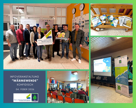 Gelungene Infoveranstaltung zu Themen rund um die Wärmewende - Sanierung, Heizungstausch und Förderungen - in Kohfidisch