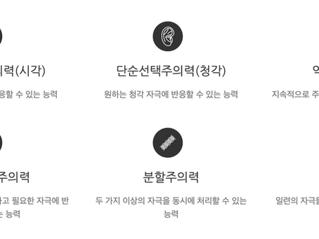 ADHD 주의력 검사