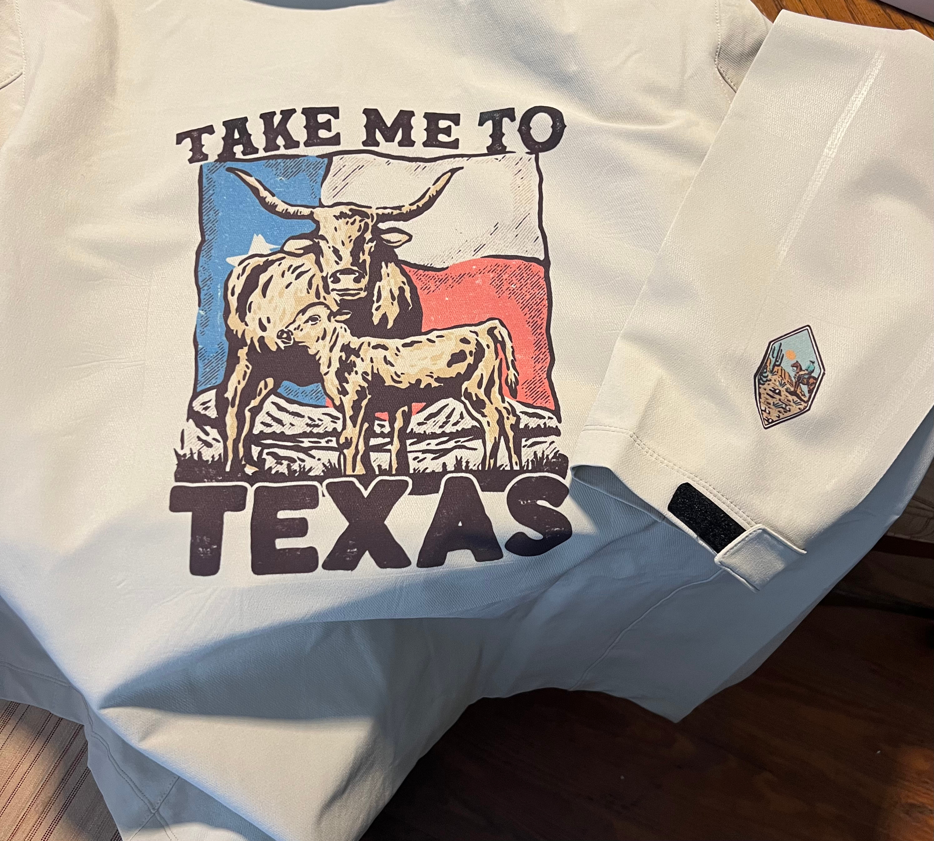 “Take Me To Texas” Jacket with Breast Pocket