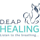 D.E.A.P. HEALING: Horse logo, Listen to the breathing...
