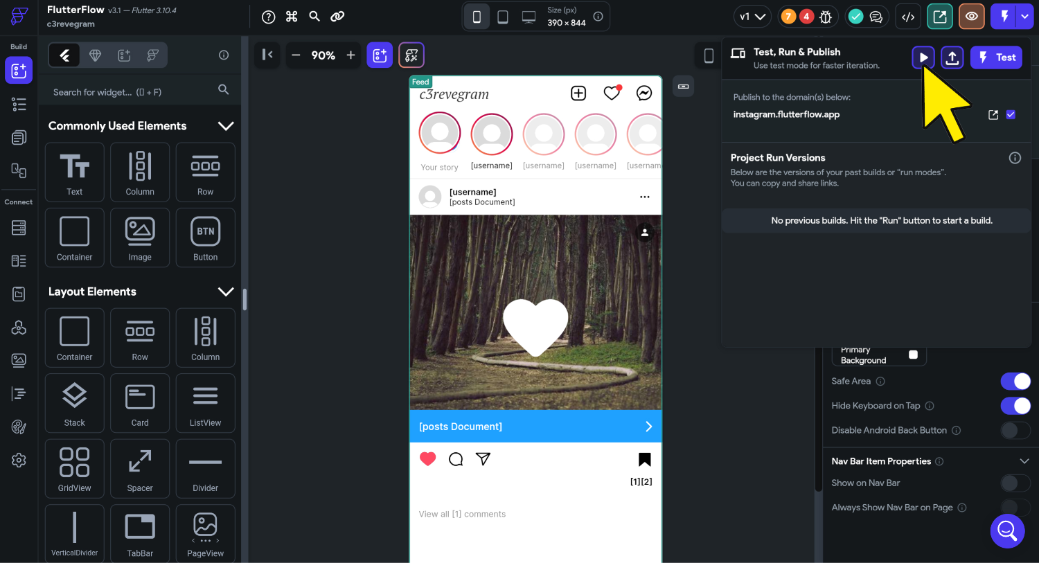 FlutterFlow使い方８