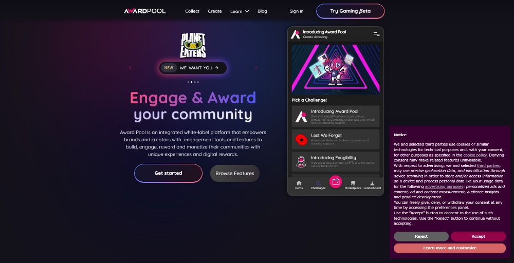 esportsの管理アプリ「Award Pool」