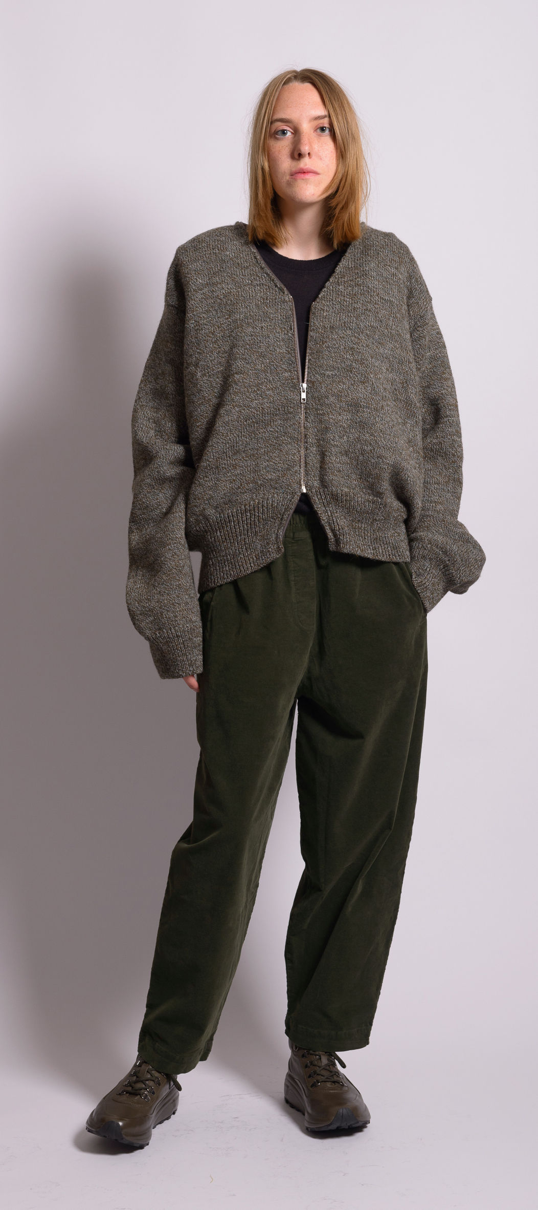 Gestrickte Bomberjacke