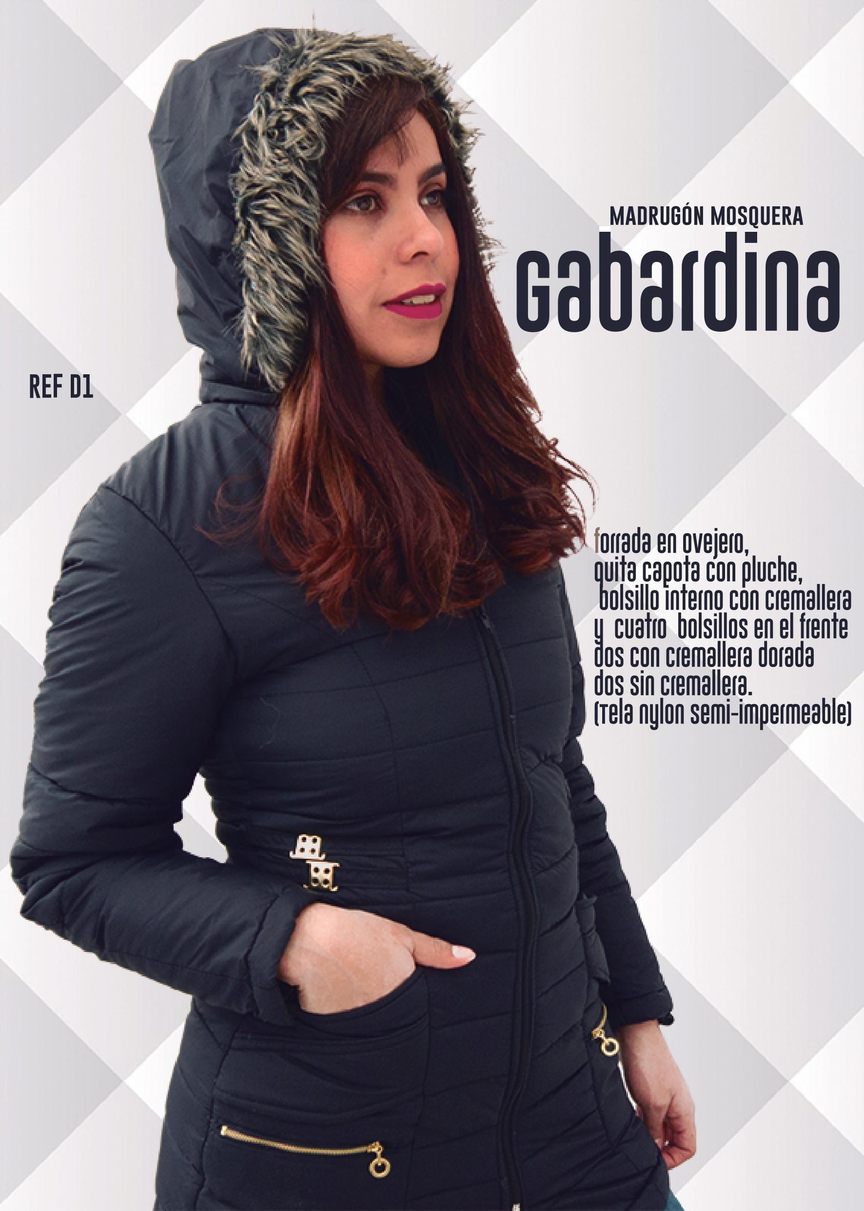 Gabardina para dama