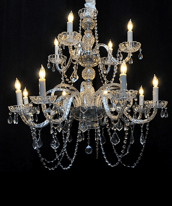 Double Tiered Crystal Chandelier 12 Light.webp