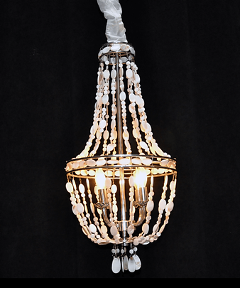 Pearl Beaded Chandelier 4 Light.webp