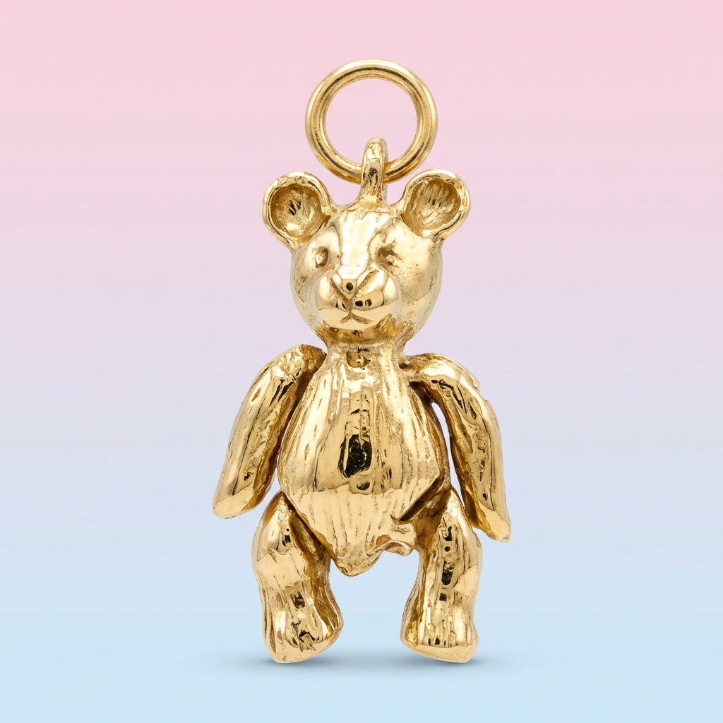 9ct Gold Teddy Bear Charm