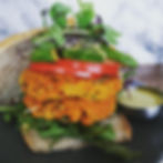 Sweet Potato Chickpea Veggie Burgers 6