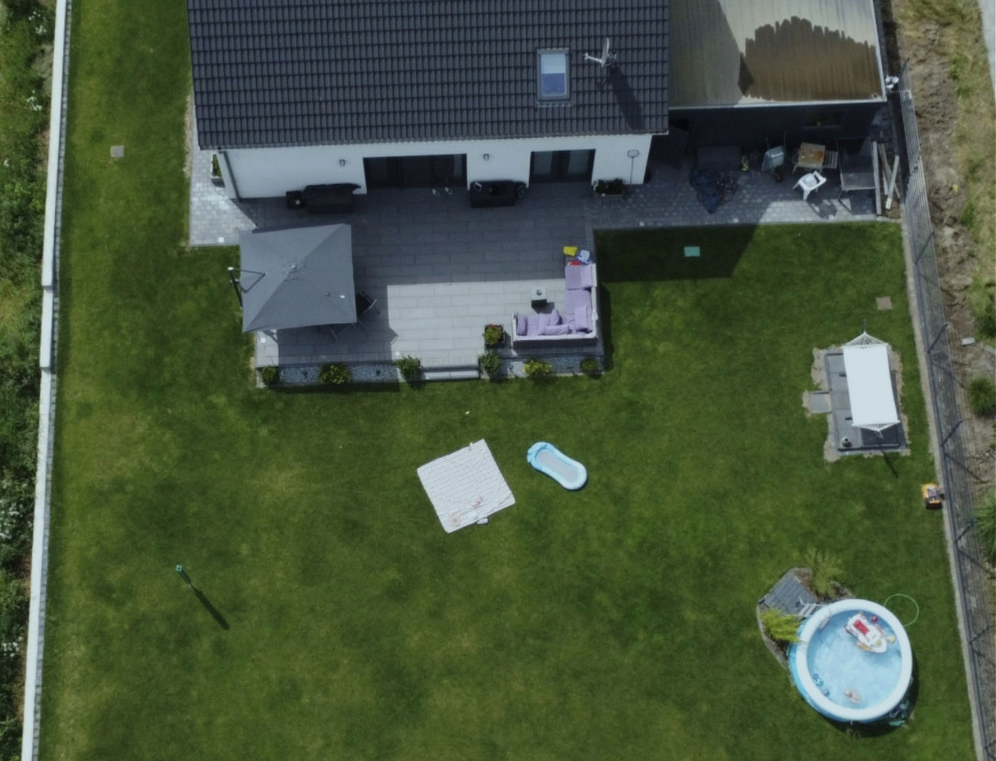 Drohnen Schrägaufnahme