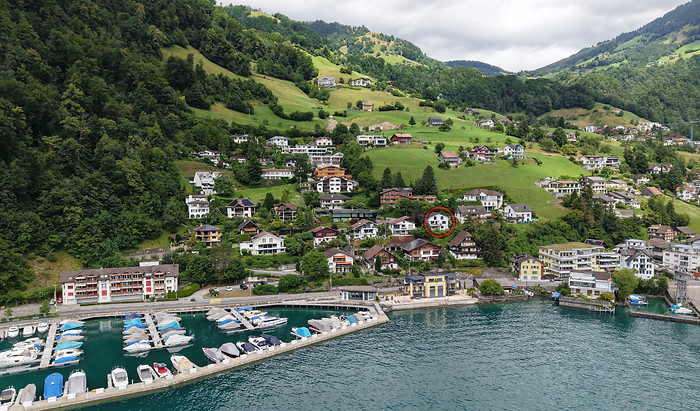 Siedlungsbild vogelperspektive