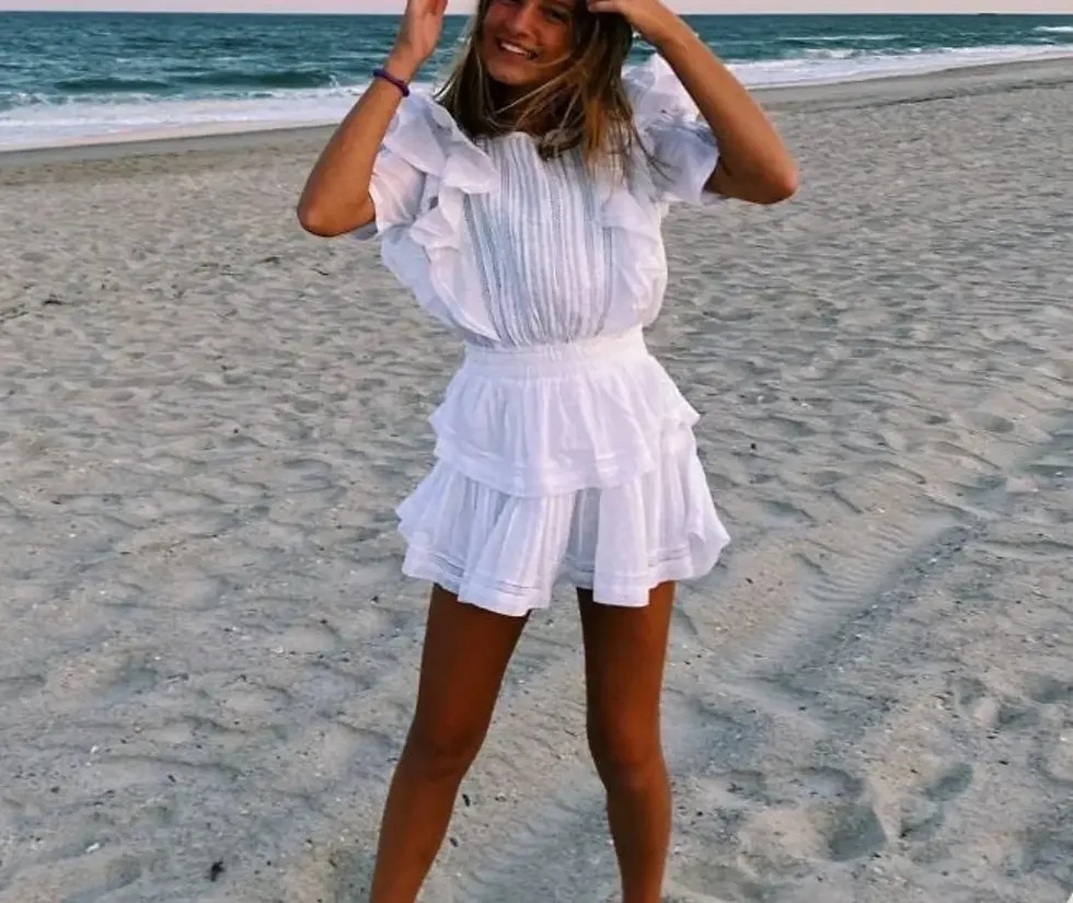 Thumbnail: Mini Dress Party Cotton Ruffled Short Sleeve Tiered Chic