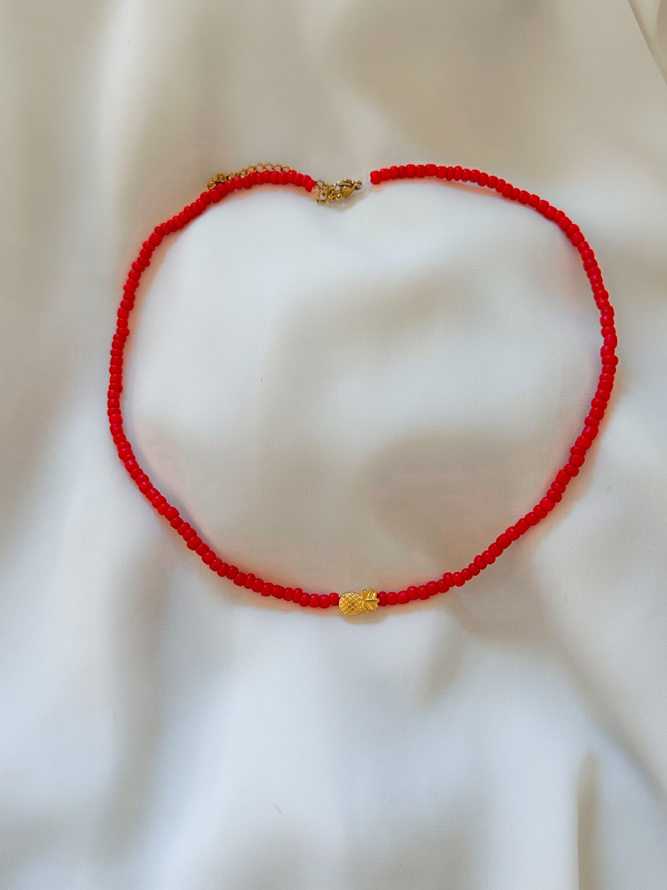 Simple pineapple anklet