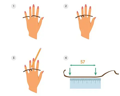Thumbnail: Beaded rings - 3 pieces