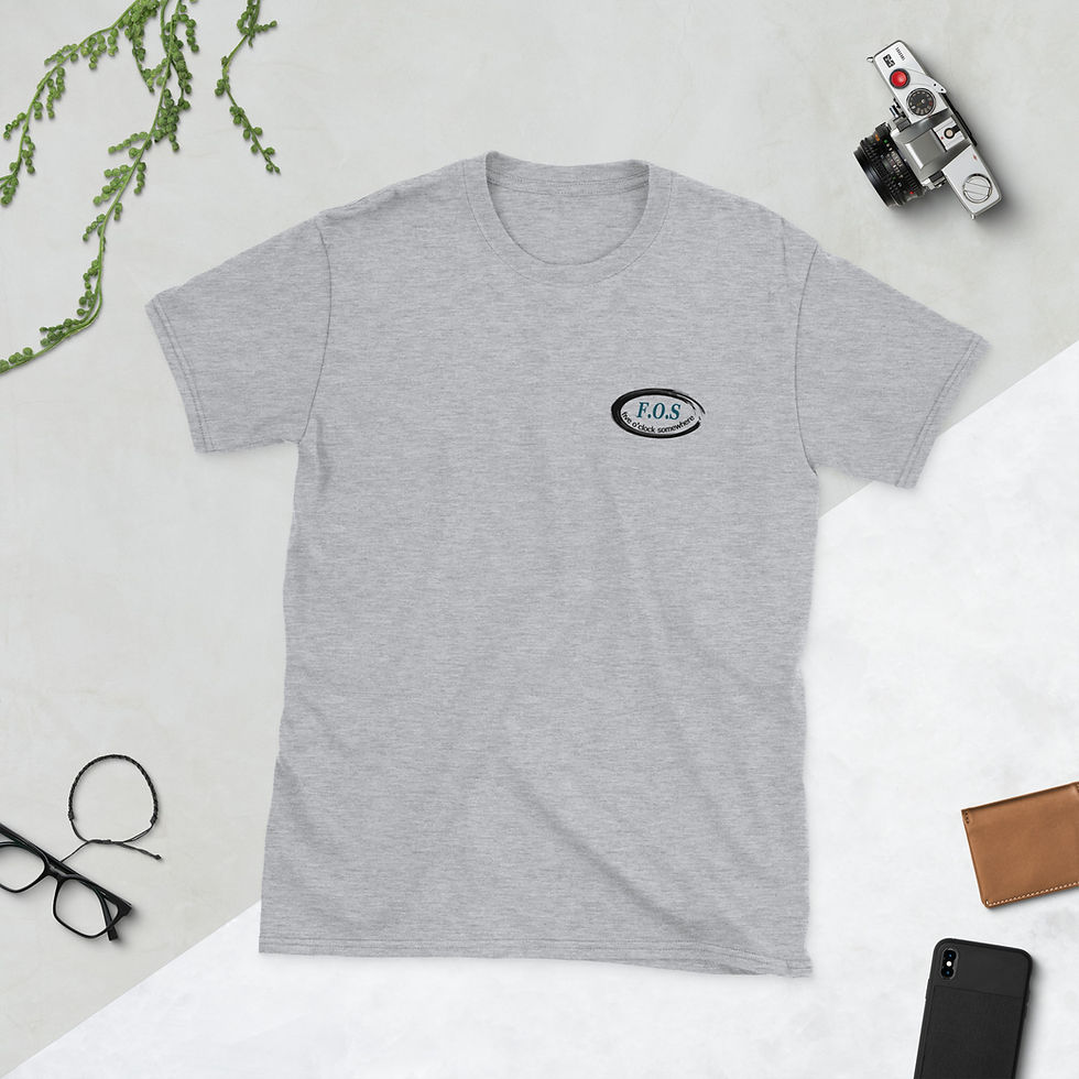 Thumbnail: Short-Sleeve Unisex T-Shirt - Manta Rays Group Monochrome
