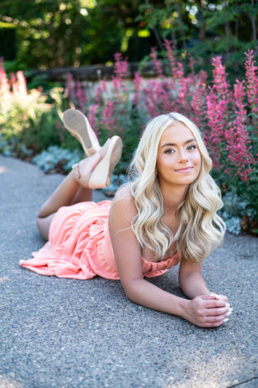 Senior photos at Phipps Botanical Gardens