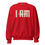 Thumbnail: Unisex Sweatshirt - Red, Tan, White