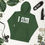Thumbnail: Unisex Premium Puller Hoodie - Forest Green, White, Black