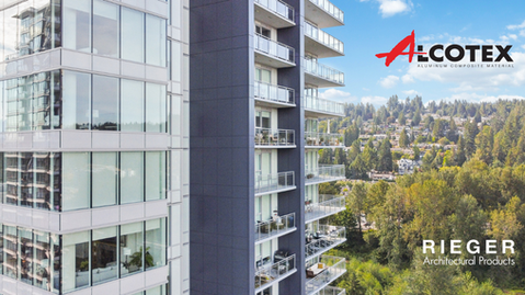 Alcotex Aluminum Composite Material (ACM) stocked in Canada
