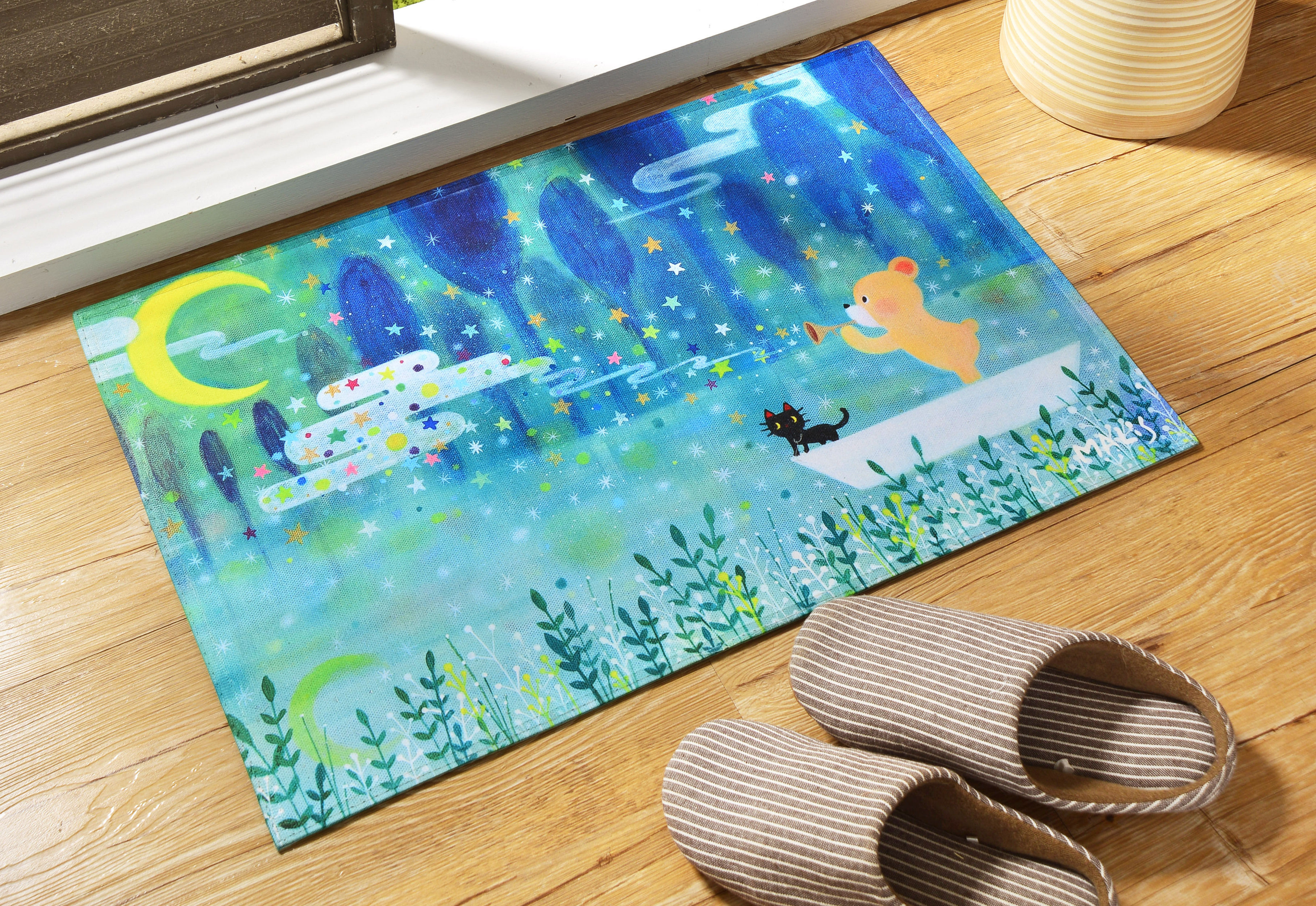 Fancy Belle - Malis 插畫 <前進的漣漪>地墊