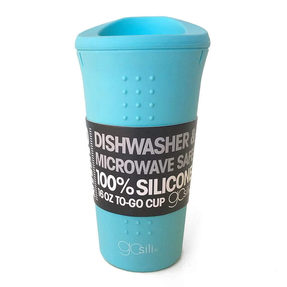 縮圖：美國gosili/silikids ❚ 16oz ❚TOGO矽膠隨行杯--天空藍
