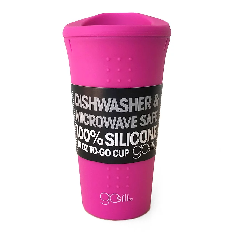 縮圖：美國gosili/silikids ❚ 16oz ❚TOGO矽膠隨行杯--蜜桃粉