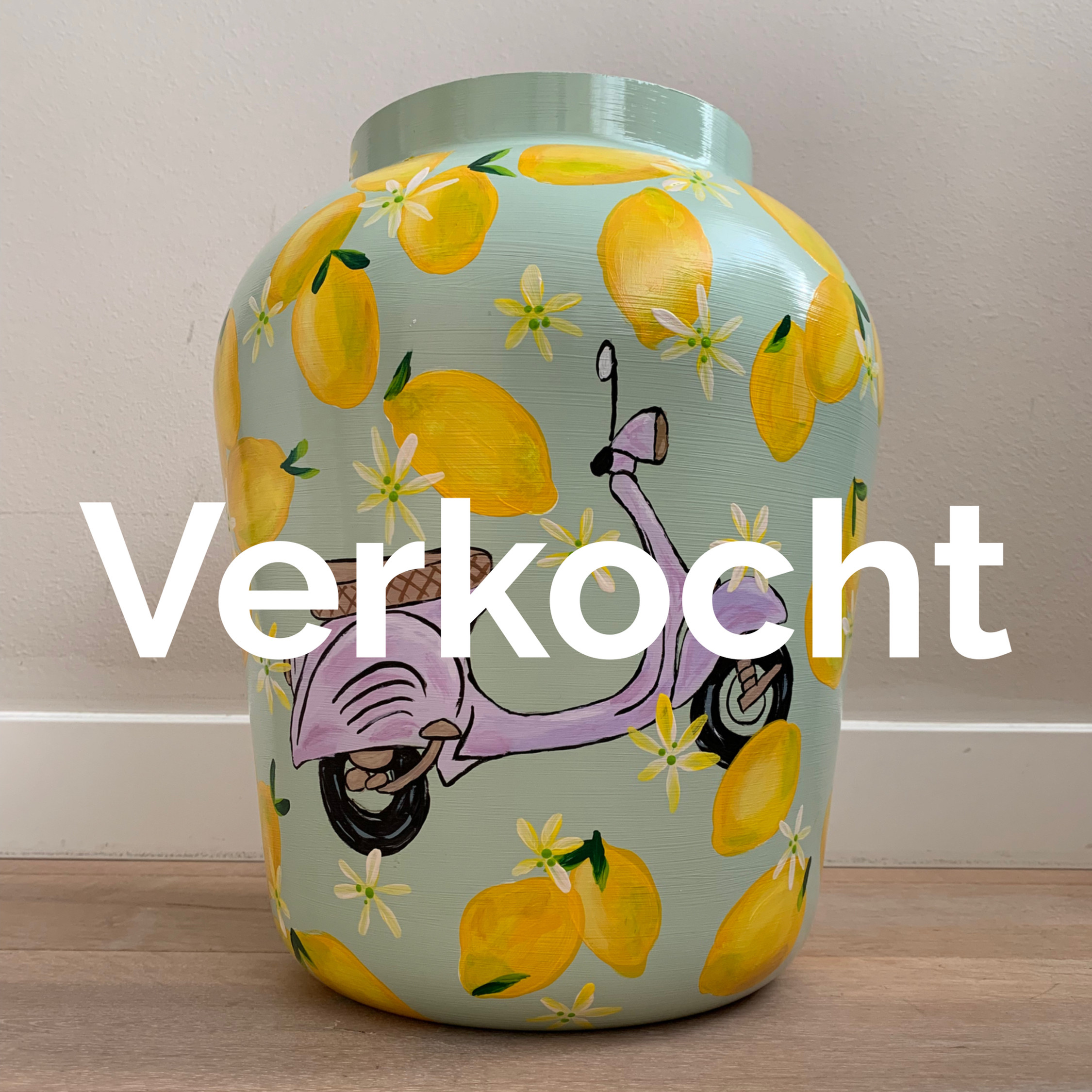 Trechter vaas XL - vleugje Italië