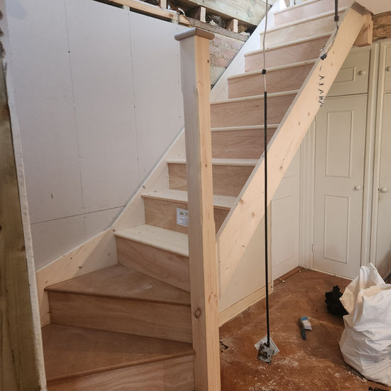 new staircase from the bottom