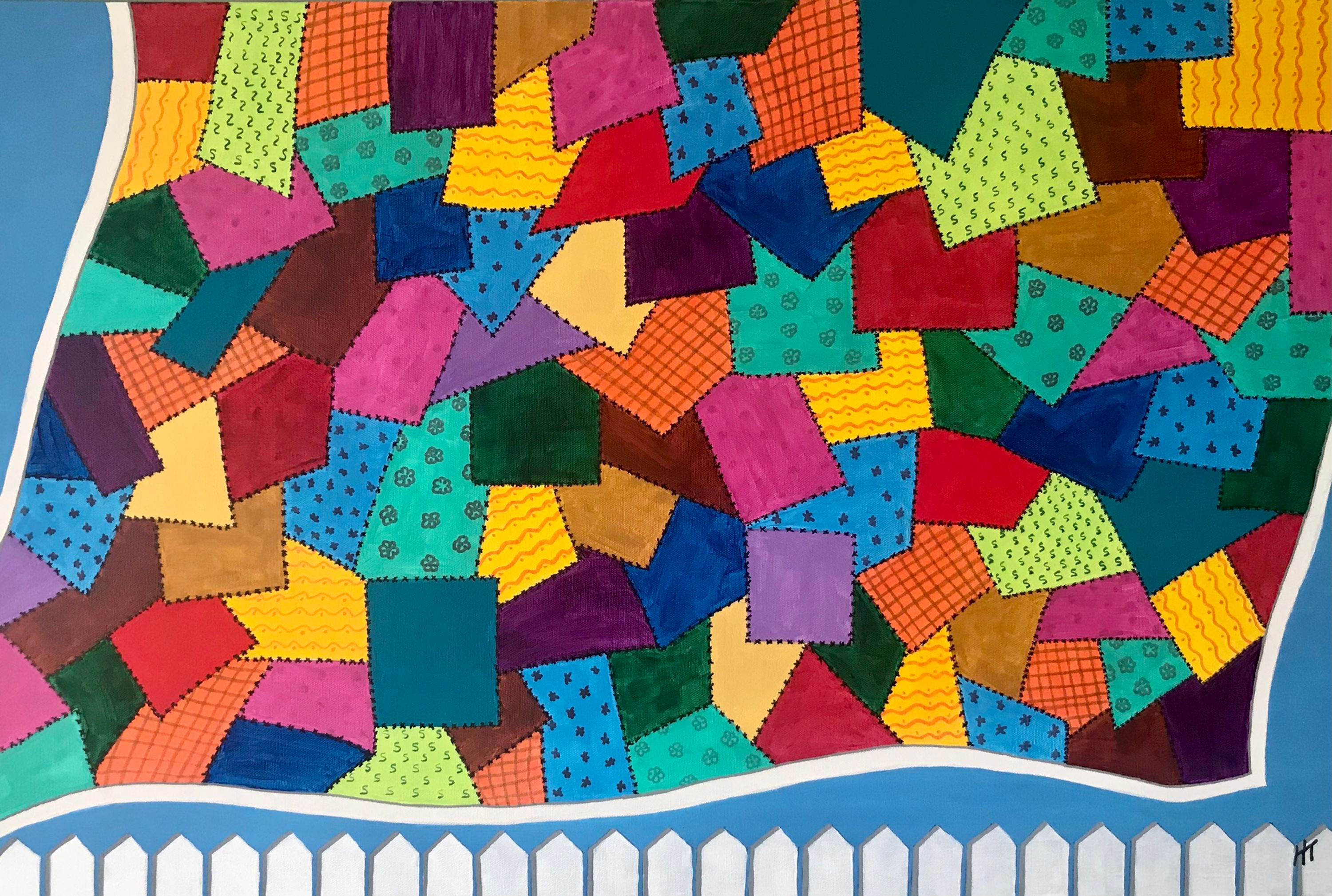 Nan’s Patchwork, Crazy Quilt