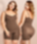 Cocoa Body Shaper – full-body Powernet shapewear for tummy control, thigh slimming, and booty lifting.