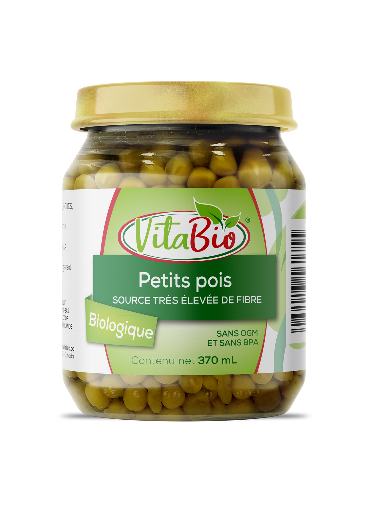 Petit pois biologique | Organic green Peas 370 mL