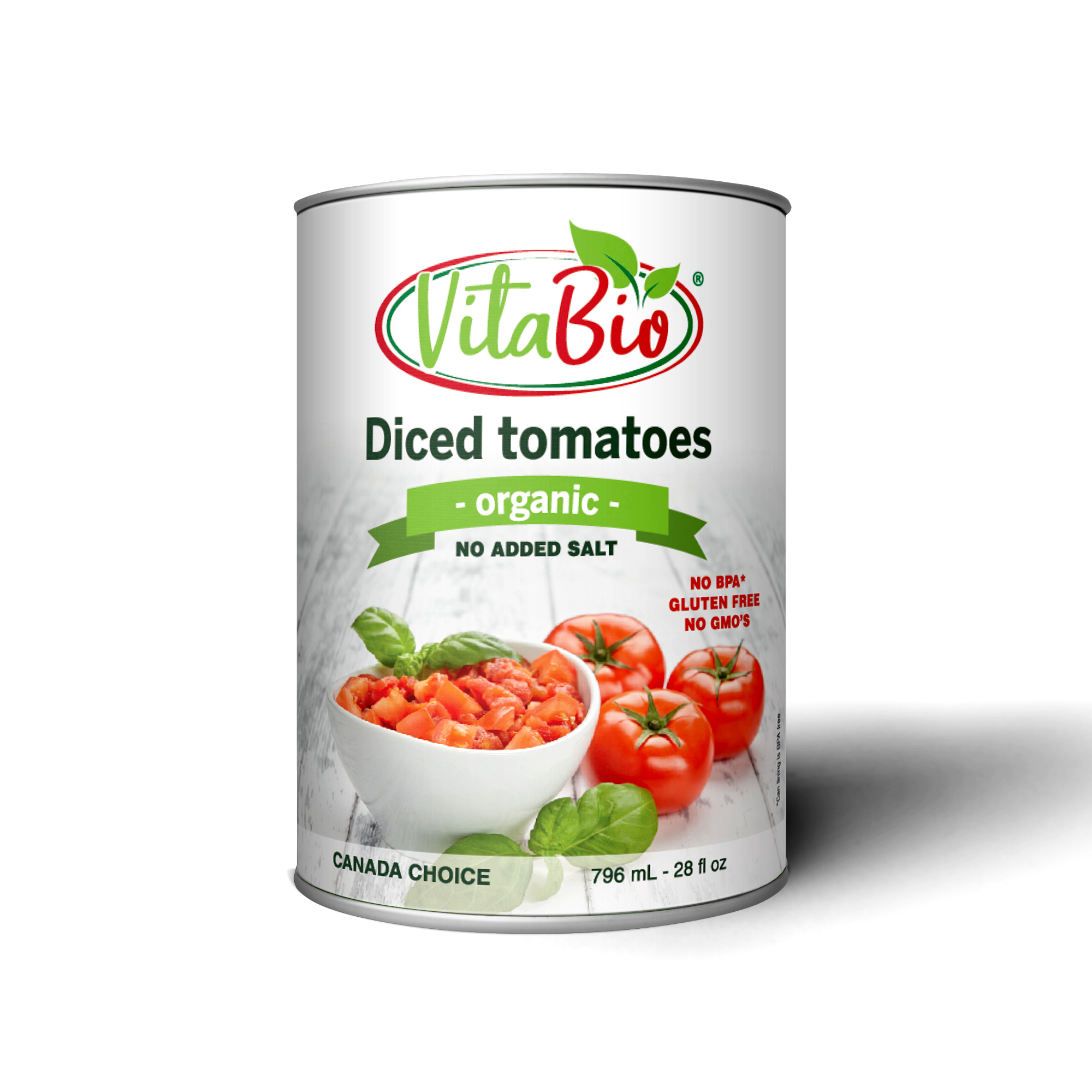 Tomates en dés sans sel ajouté 796 mL