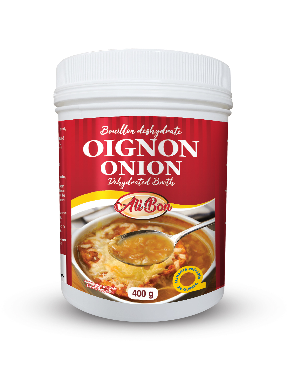 Bouillon soupe à L'OIGNON Ali-Bon 400g