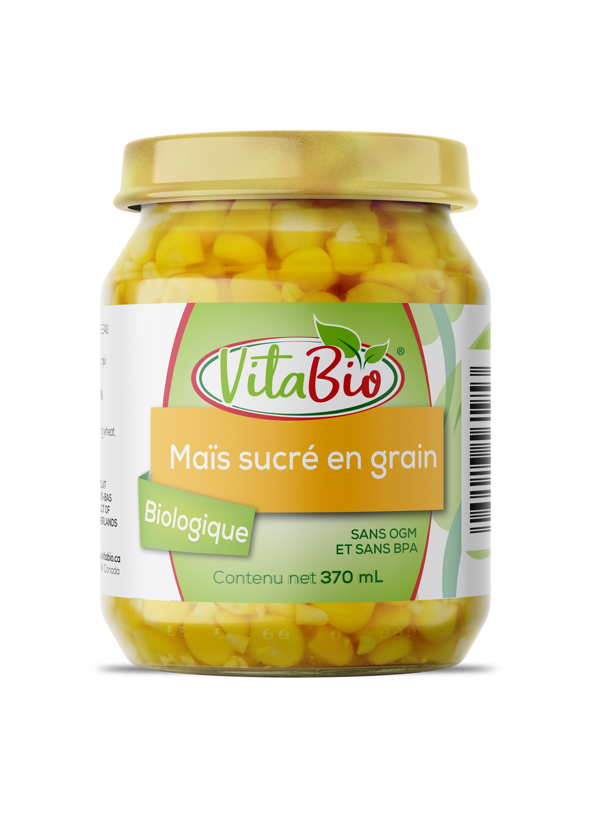 Maïs sucré en grain biologique | Organic Whole sweet corn