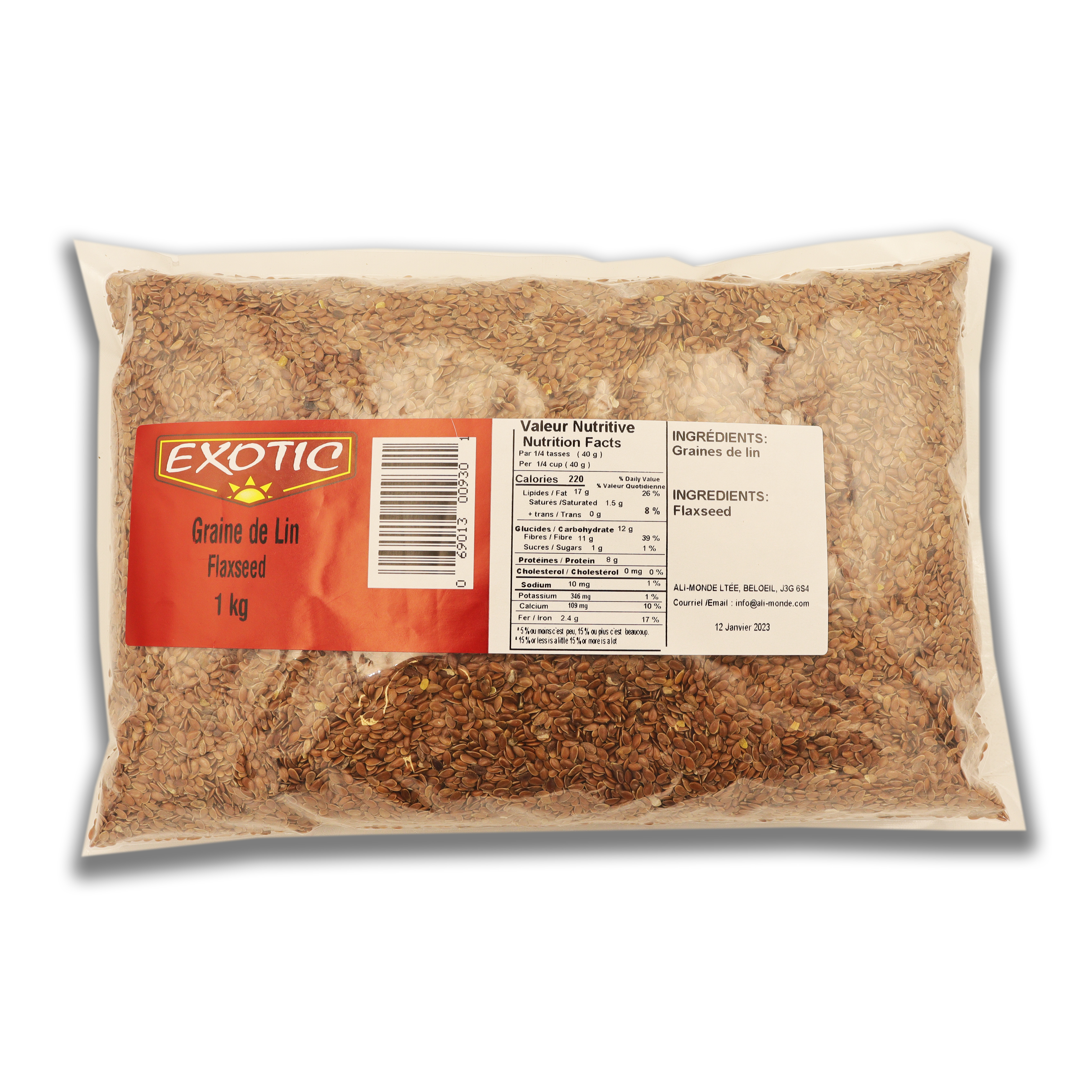 Graines de lin Exotic 1kg