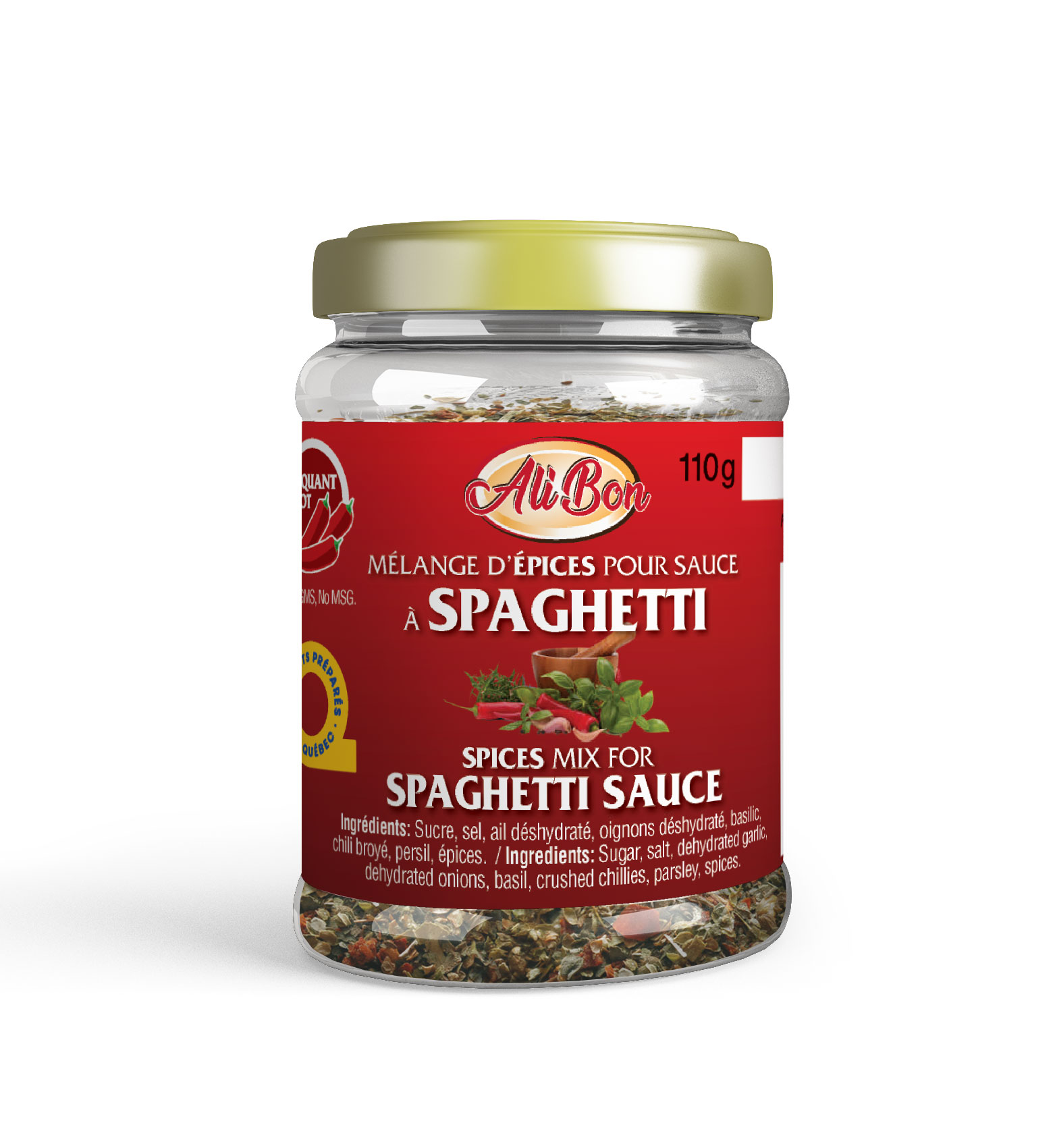 Mélange d'épices pour sauce spaghetti piquantes | 110g