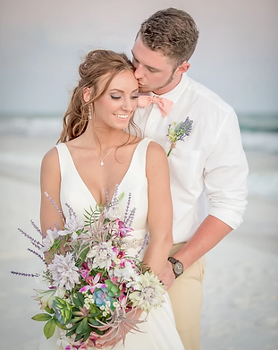Destin-Beach-Wedding-Couple-on-beach