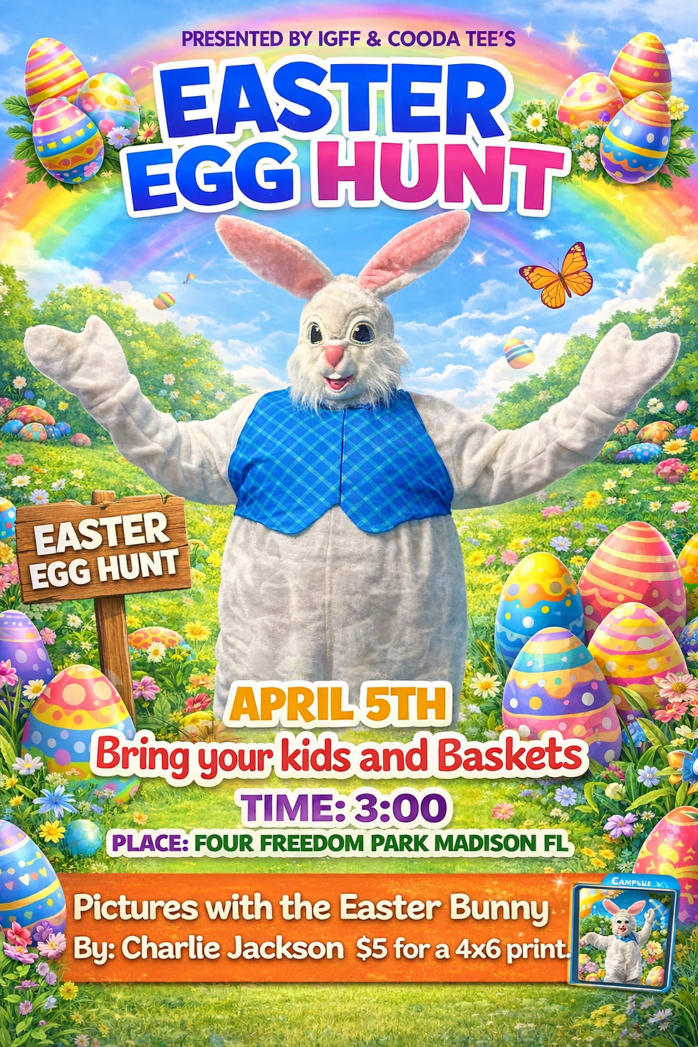 Easter Egg Hunt - Four Freedoms Park, April 5th, 3pm