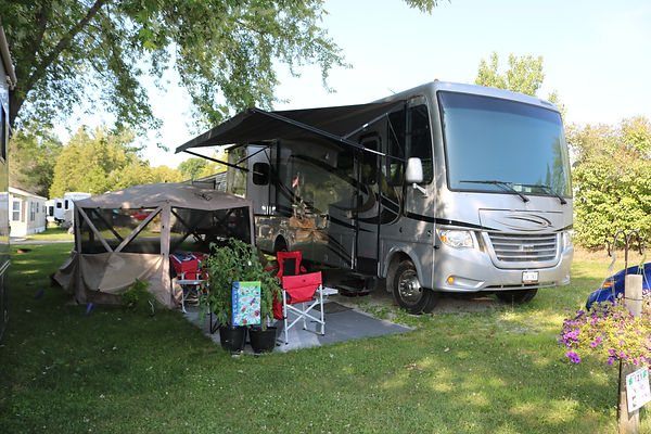 Motorhome on site 121