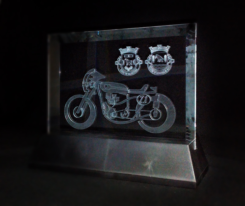 Moldura Plana com Base LED 2D