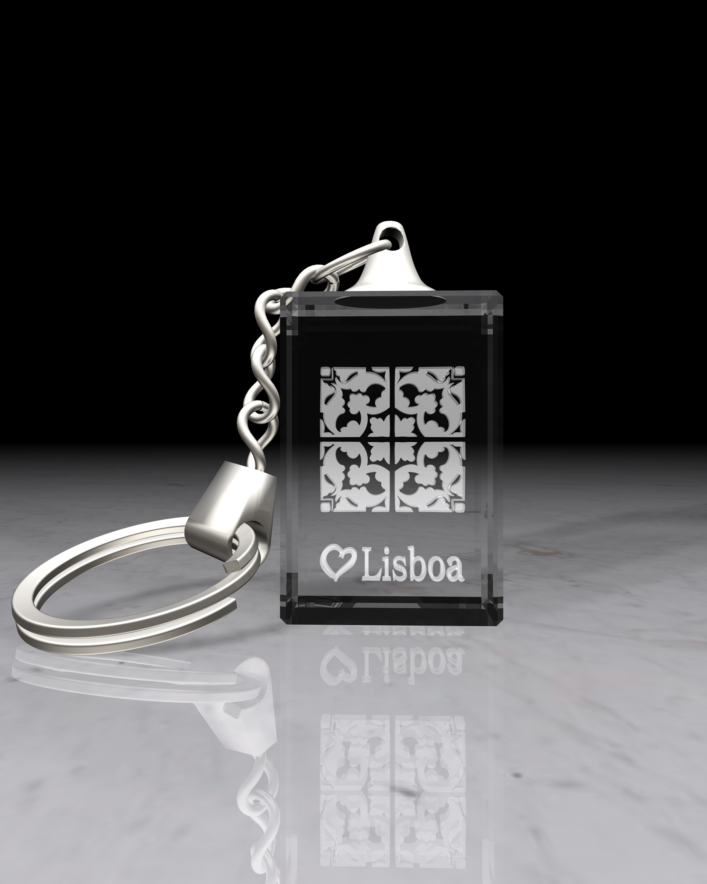 Porta-chaves sem luz