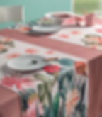 Runner tropical rosa