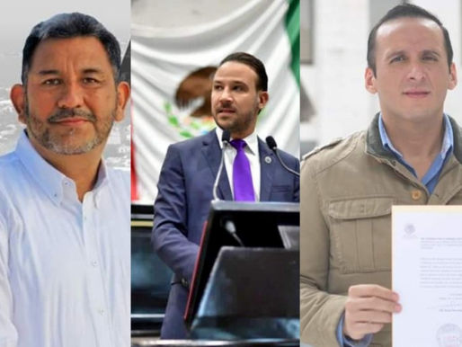 Tres diputados del Congreso local piden licencia para separarse del cargo