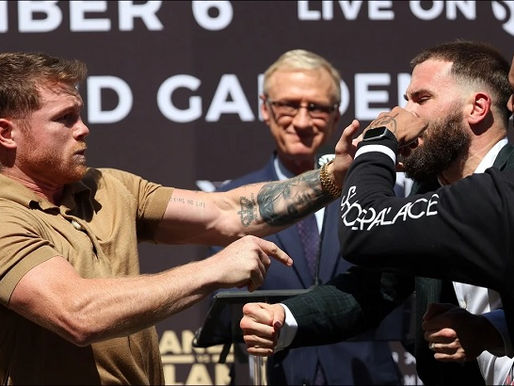 PLEITO EN LA CONFERENCIA DE PRENSA, ¿PONE EN RIESGO LA PELEA DEL ‘CANELO’ ÁLVAREZ?